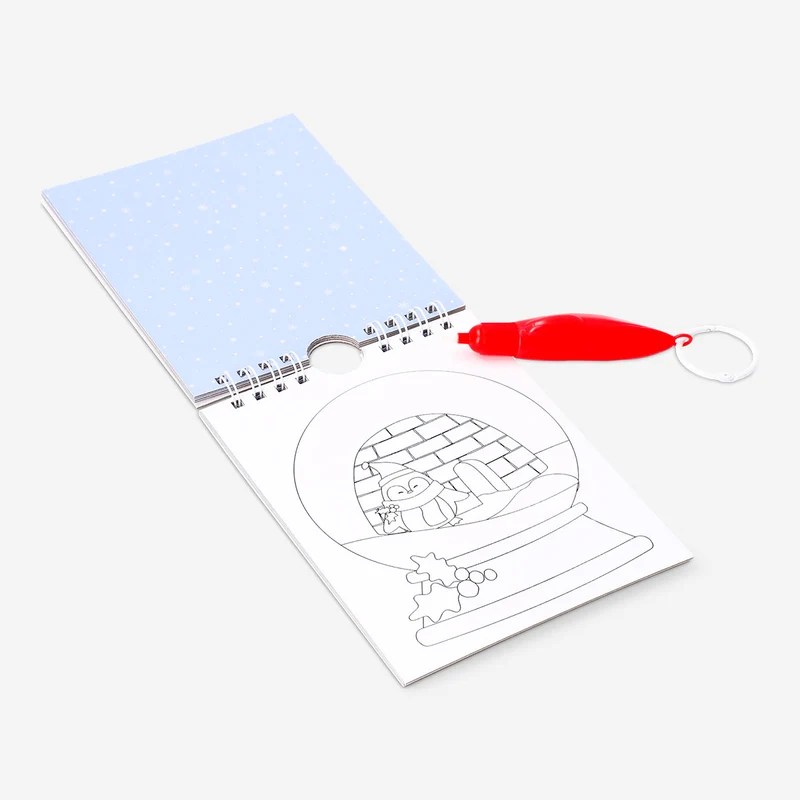 Magic water book - Christmas theme