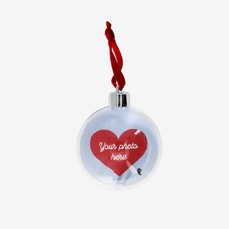DIY Christmas bauble with picture