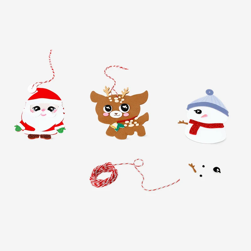DIY Christmas foam figures - 15 pcs