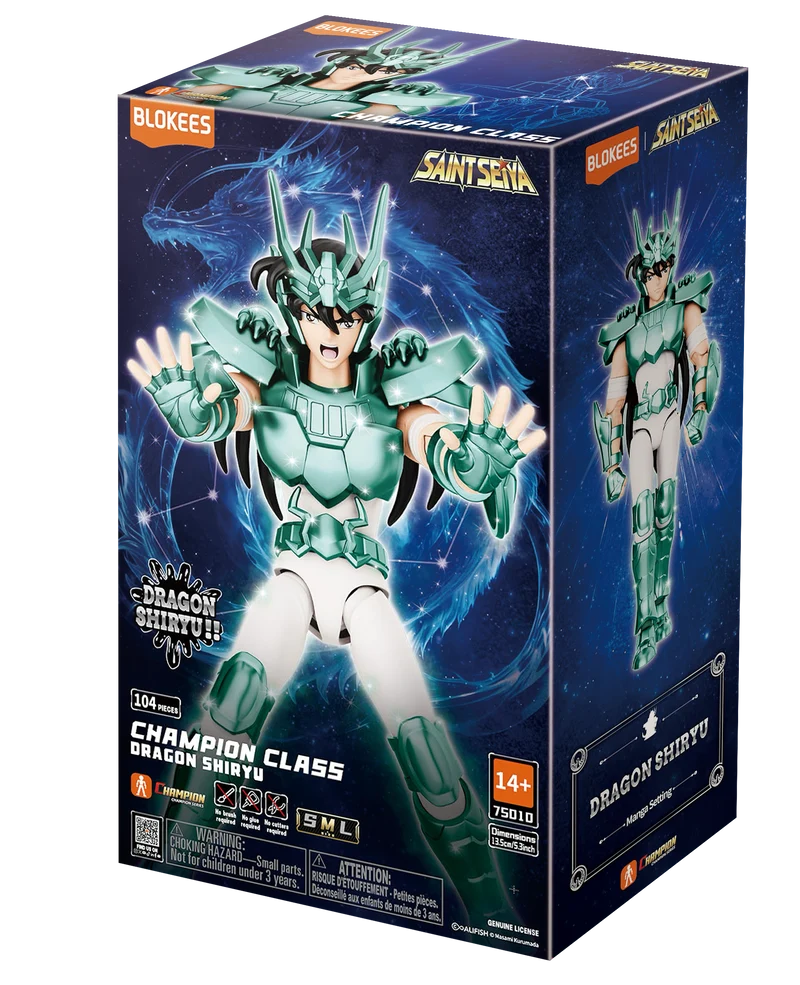 Blokees Saint Seiya Champion Class: Dragon Shiryu version Manga 75010