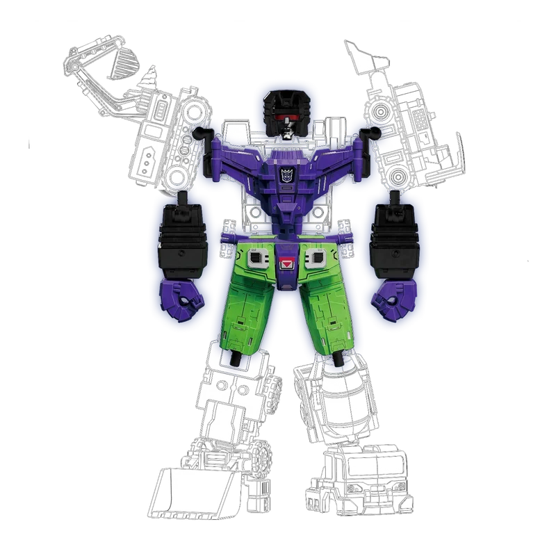 Blokees Transformers Combining Accessory: Transformers One - Devastator 71305