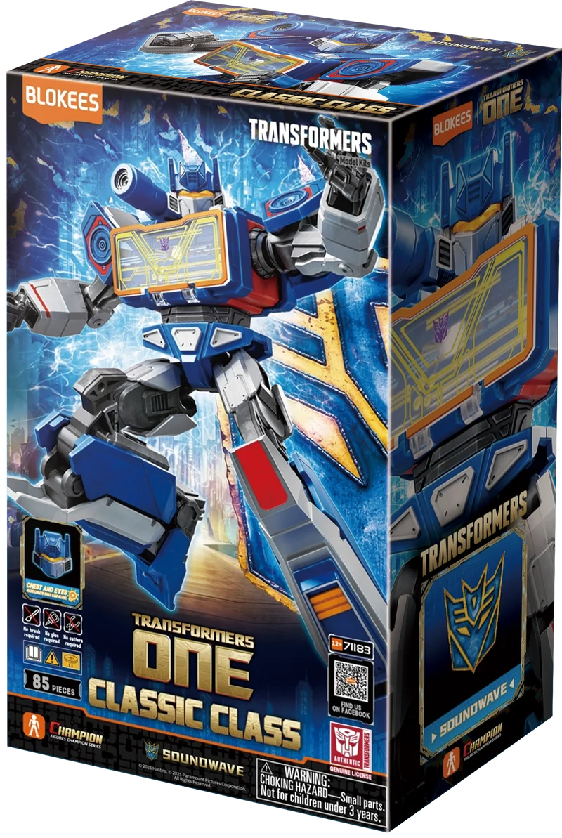 Blokees Transformers Classic Class: Transformers One - 17 Soundwave 71183