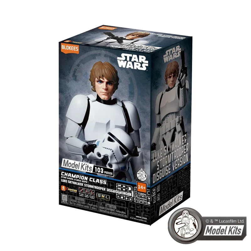 Blokees Star Wars Champion Class: A New Hope - Luke Skywalker Stormtrooper 75804