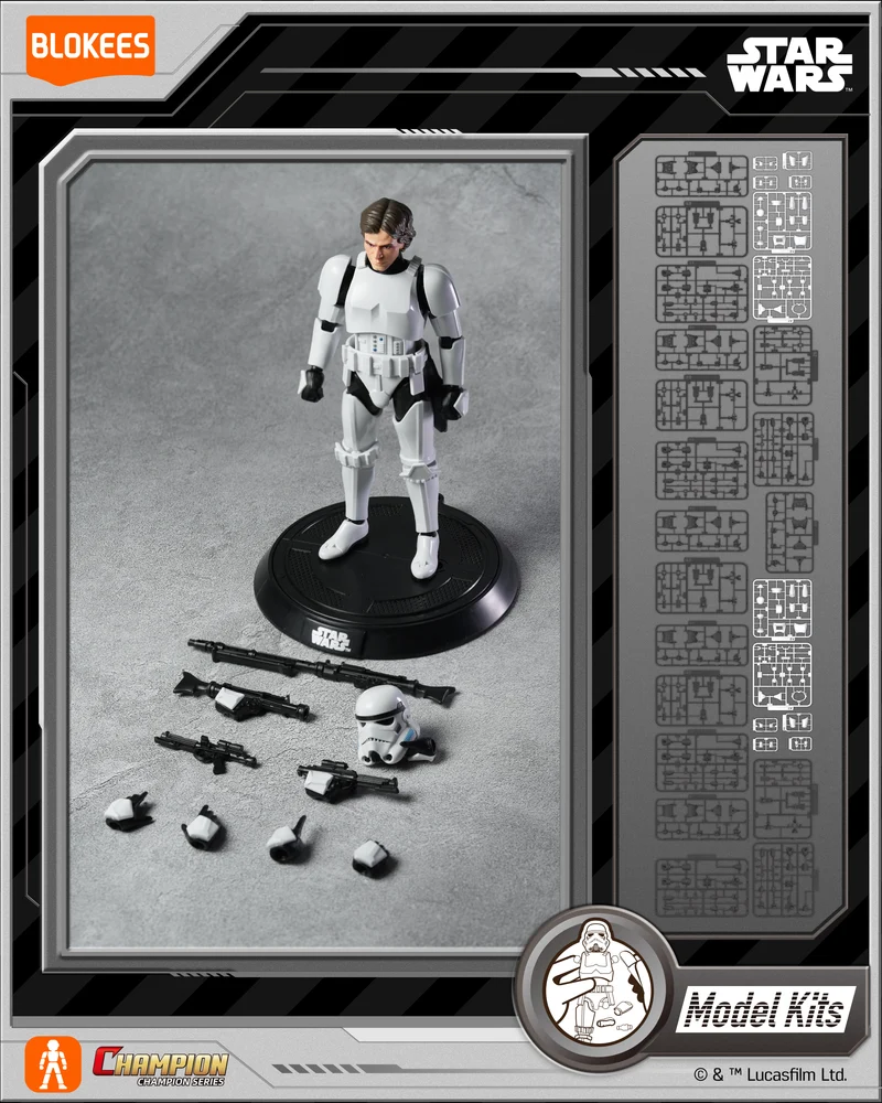 Blokees Star Wars Champion Class: A New Hope - Han Solo Stormtrooper 75803