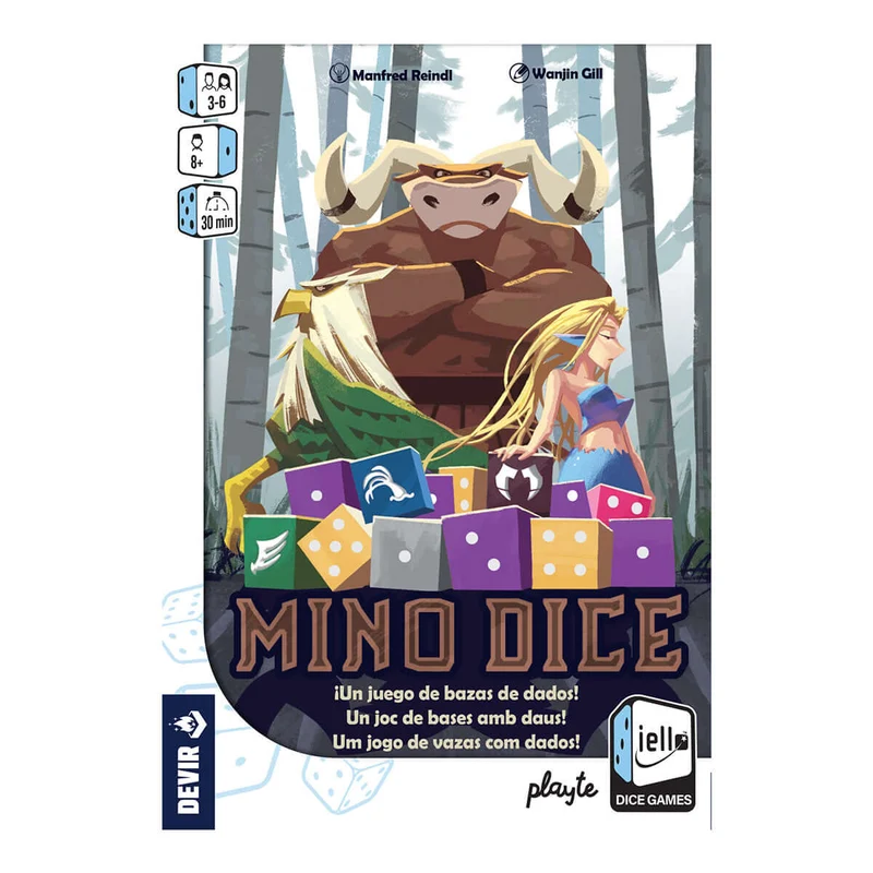 Mino Dice - Juego de mesa - Devir - 3-6 jugadores - 8+ años - 30 min