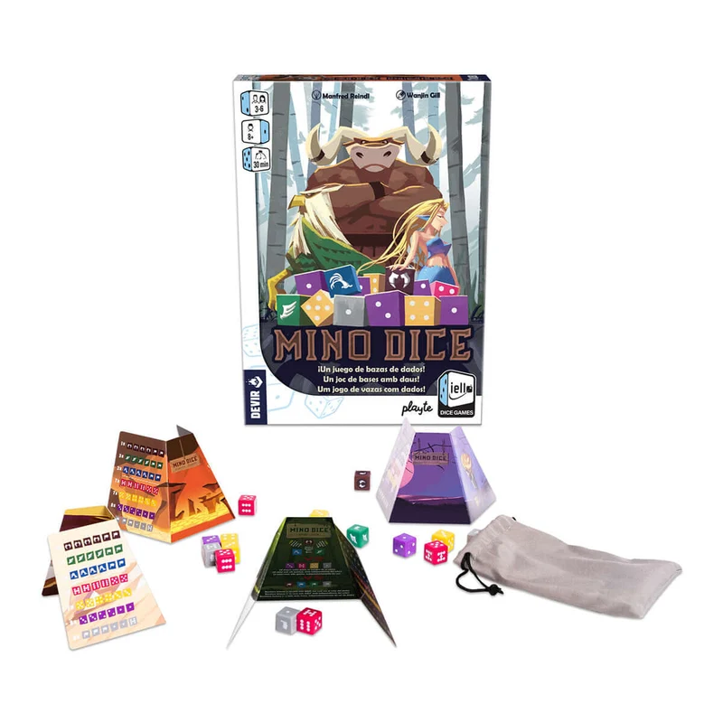 Mino Dice - Juego de mesa - Devir - 3-6 jugadores - 8+ años - 30 min