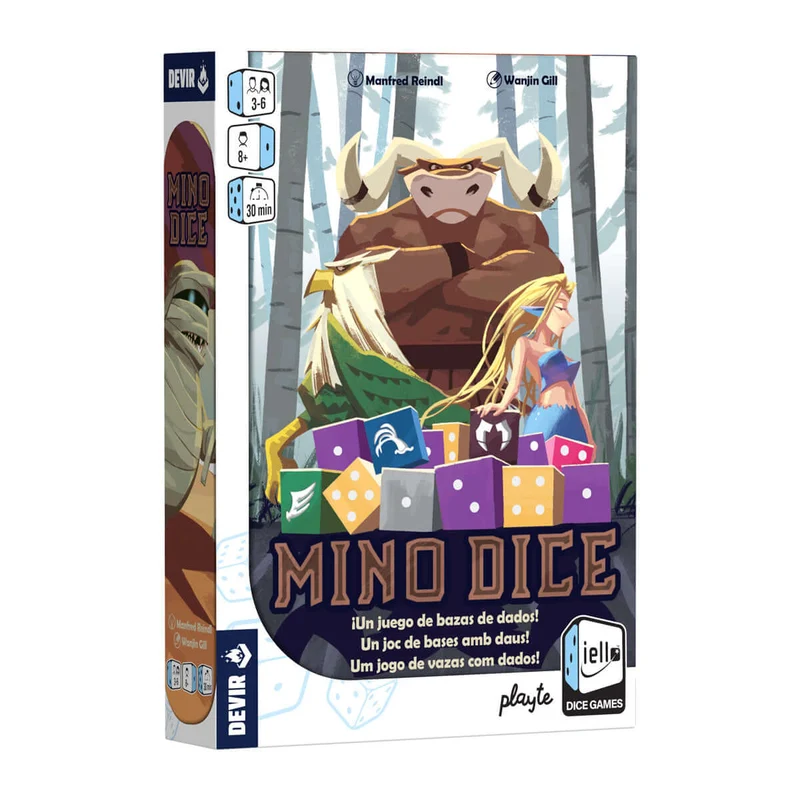 Mino Dice - Juego de mesa - Devir - 3-6 jugadores - 8+ años - 30 min