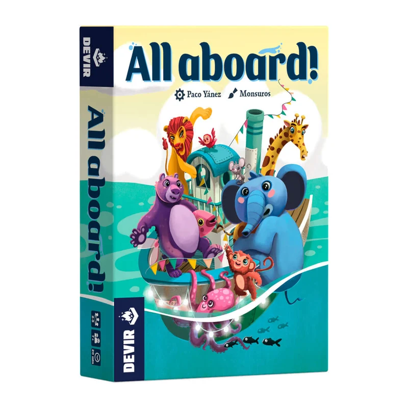 All aboard! - Juego de mesa - Devir - 2-5 jugadores - 7+ años - 20 min