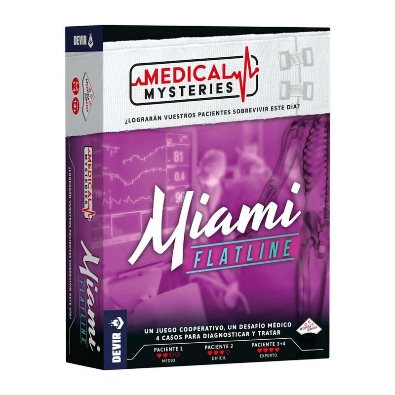 Medical Mysteries Miami - Juego de mesa - Devir - 1-4 jugadores - 14+ años - 30-60 min