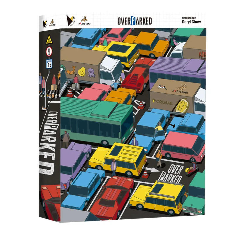 Overparked - Juego de mesa - MALDITO GAMES - 1-5 jugadores - 10+ años - 20-30 min