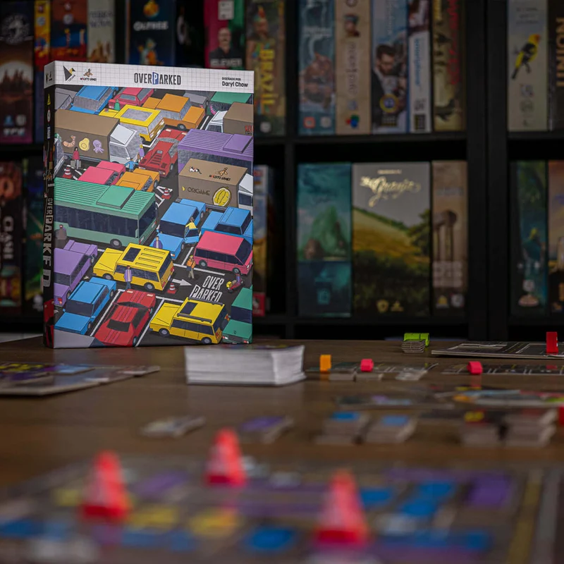 Overparked - Juego de mesa - MALDITO GAMES - 1-5 jugadores - 10+ años - 20-30 min