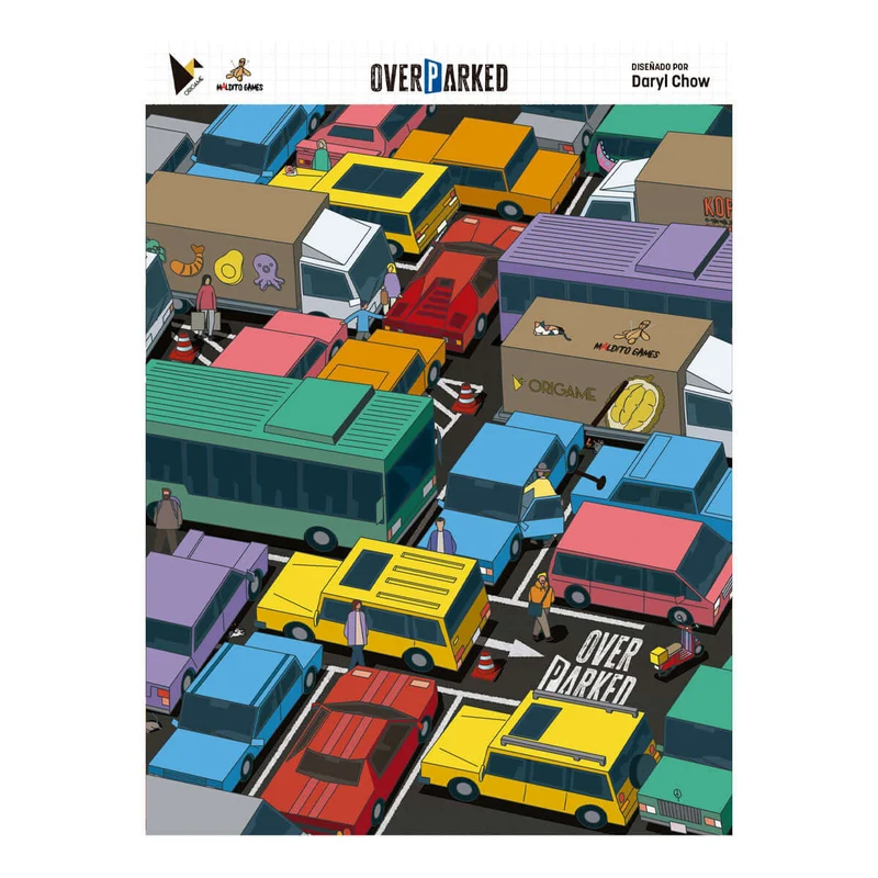 Overparked - Juego de mesa - MALDITO GAMES - 1-5 jugadores - 10+ años - 20-30 min