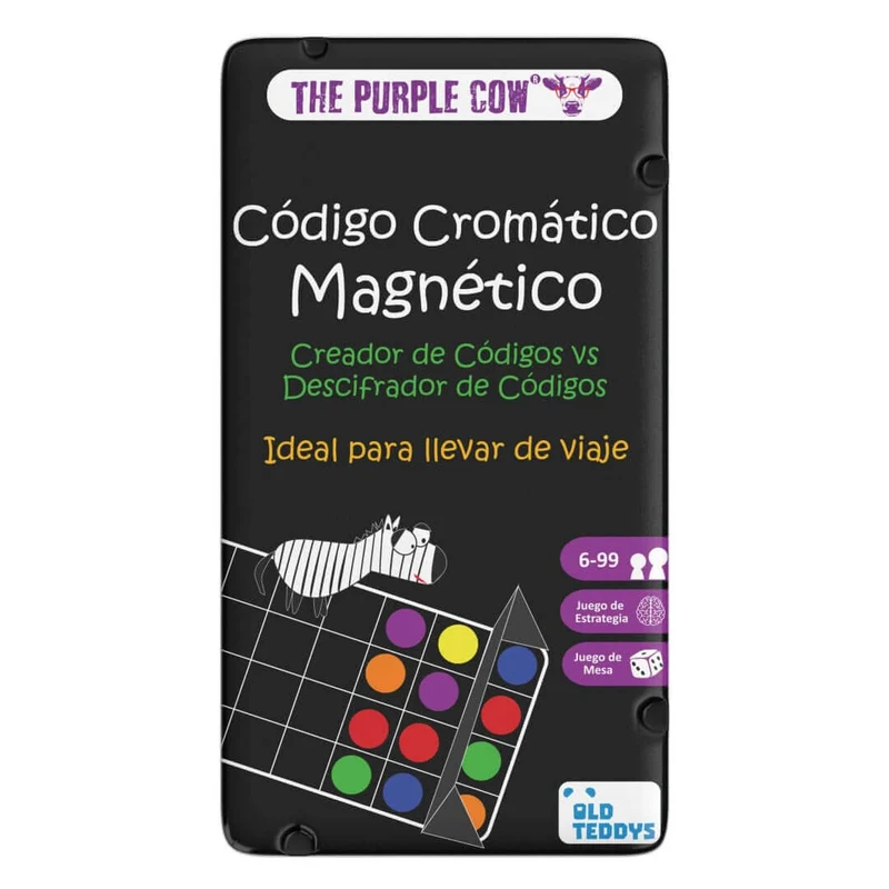 TO GO - Código Cromático - Juego de mesa - The Purple Cow - 2 jugadores - 6+ años - 10 min