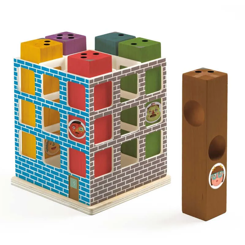 Hotelogic - Juego de mesa - Djeco - 1 jugador - 7+ años - duración variable