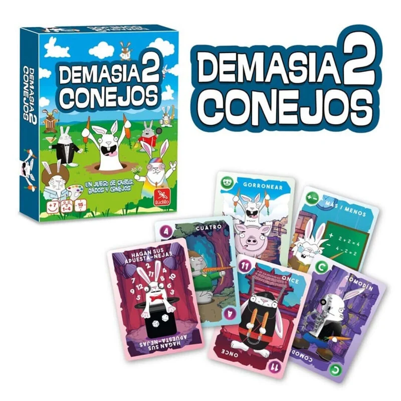 Demasia2 Conejos - Juego de mesa - Ludilo - 1-4 jugadores - 7+ años - 15 min