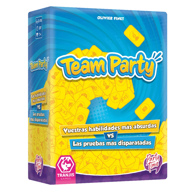 Team Party - Juego de mesa - Tranjis - 3-18 jugadores - 7+ años - 20 min
