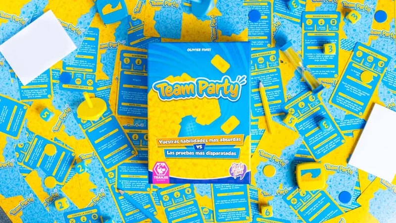 Team Party - Juego de mesa - Tranjis - 3-18 jugadores - 7+ años - 20 min