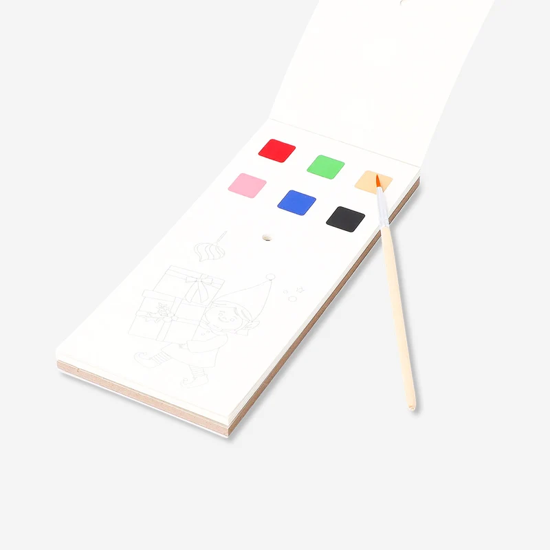 DIY watercolour gift tags