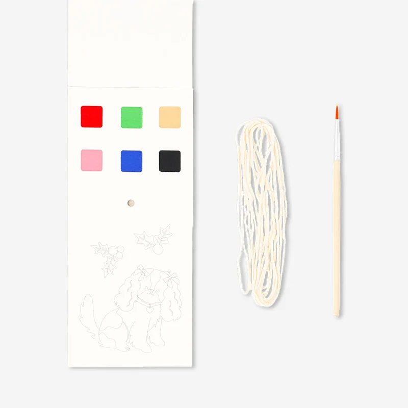 DIY watercolour gift tags