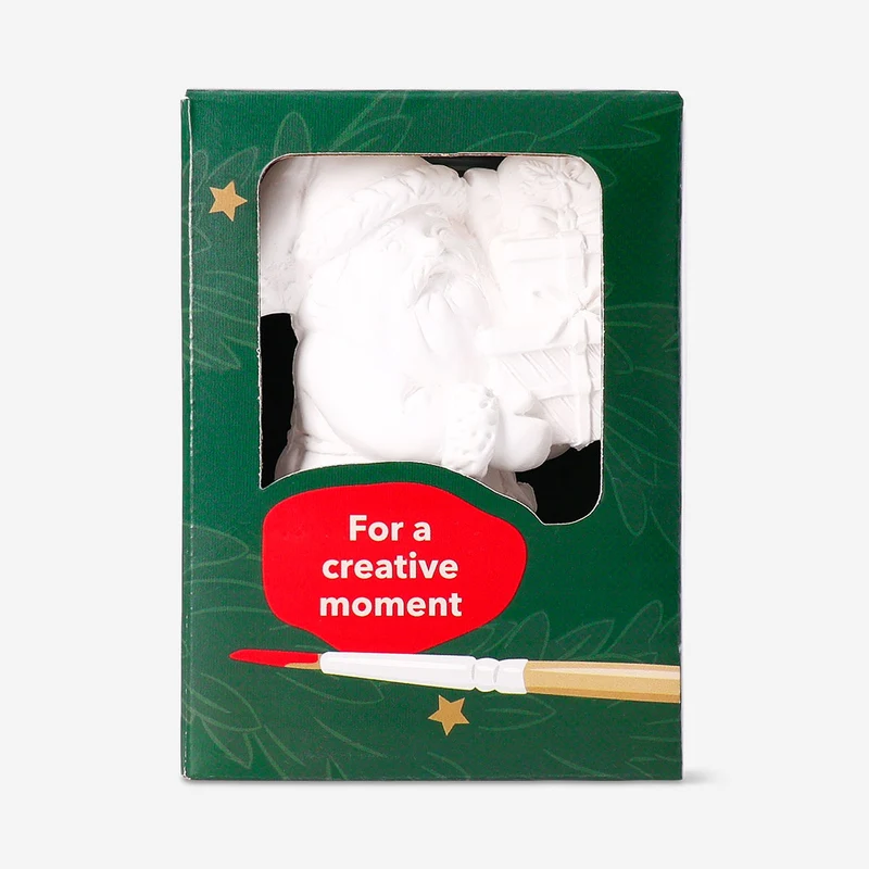 DIY plaster Christmas figures