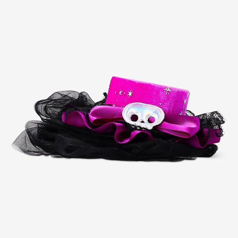 Hair clip with veil costume accessory - For adults