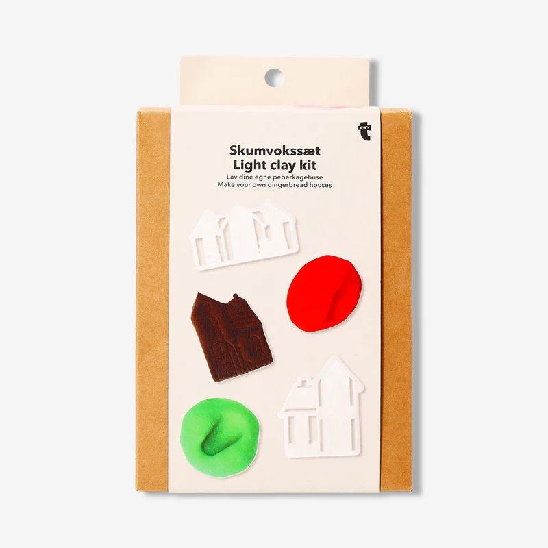 Light clay set - Gingerbread houses