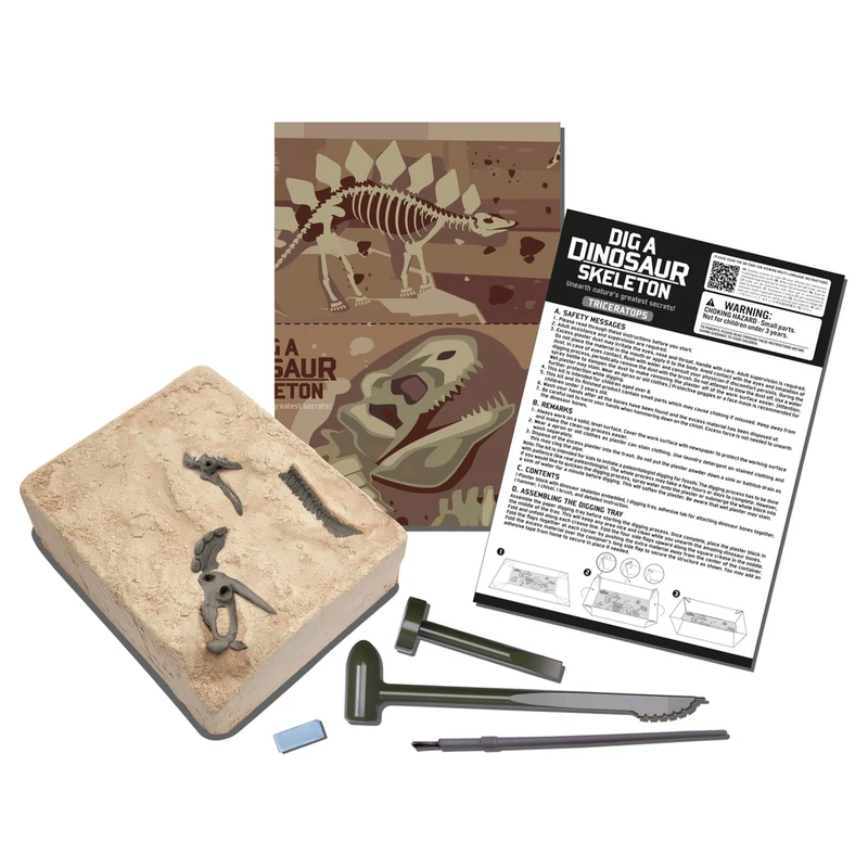 Kidz Labs Kit Geológico de un Triceratops · 4M