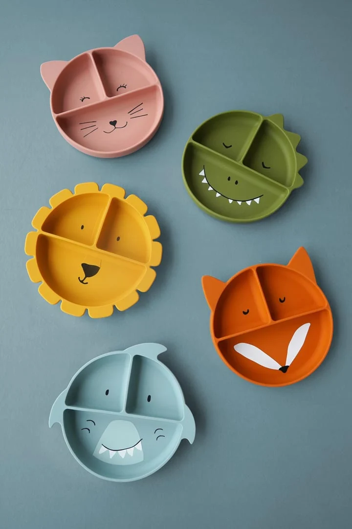 Plato compartimentos silicona Shark · Trixie