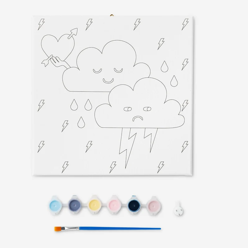 Canvas and paint