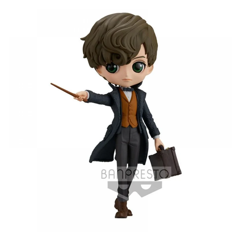 Figura Newt Scamander - Animales Fantasticos Q Posket 14cm