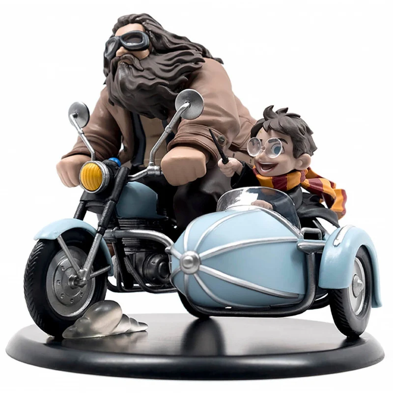 Figura Harry Potter y Hagrid en Sidecar - Harry Potter 15cm