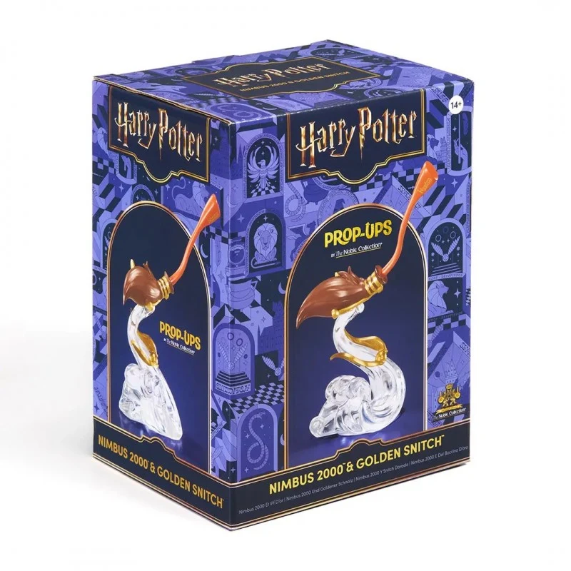 Réplica Nimbus 2000 y Snitch Dorada - Harry Potter
