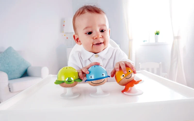 Juego de Sonajeros con Ventosa · Hape