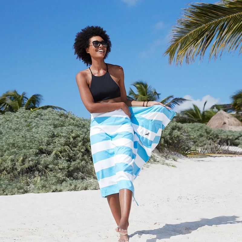 Toalla Cabana Azul Pastel · XL