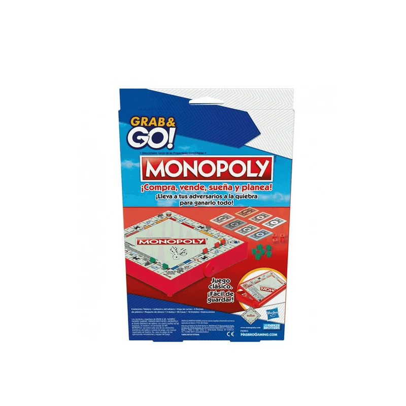 Juego Monopoly de viaje
