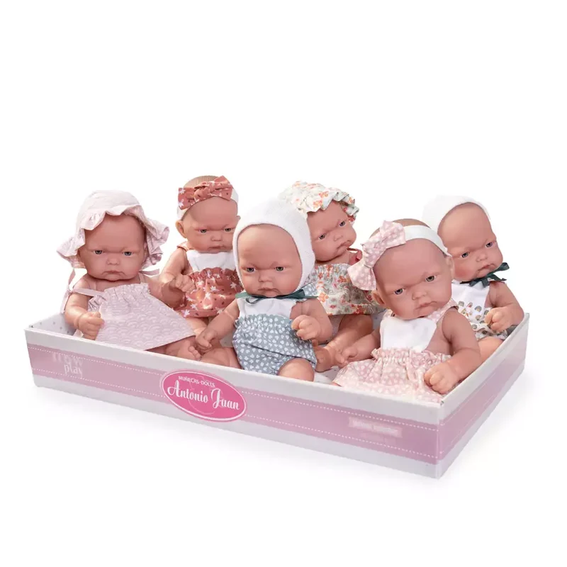 Muñecas Antonio Juan Pitu Trajes de Colores 26 cm