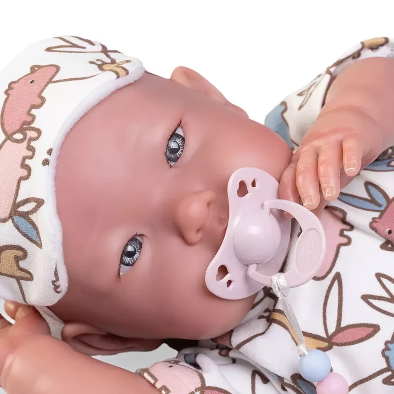 Muñecas Antonio Juan Alejandra Mi primer Reborn Pijama con Antifaz