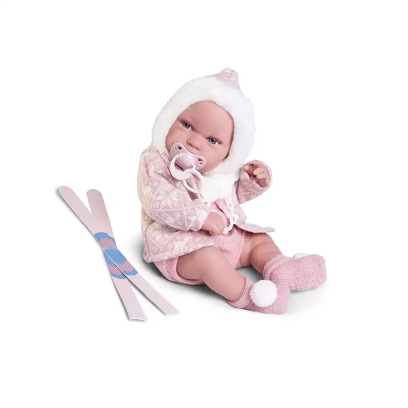Muñeca Recién Nacida Pipa esquiadora 42 cm Antonio Juan