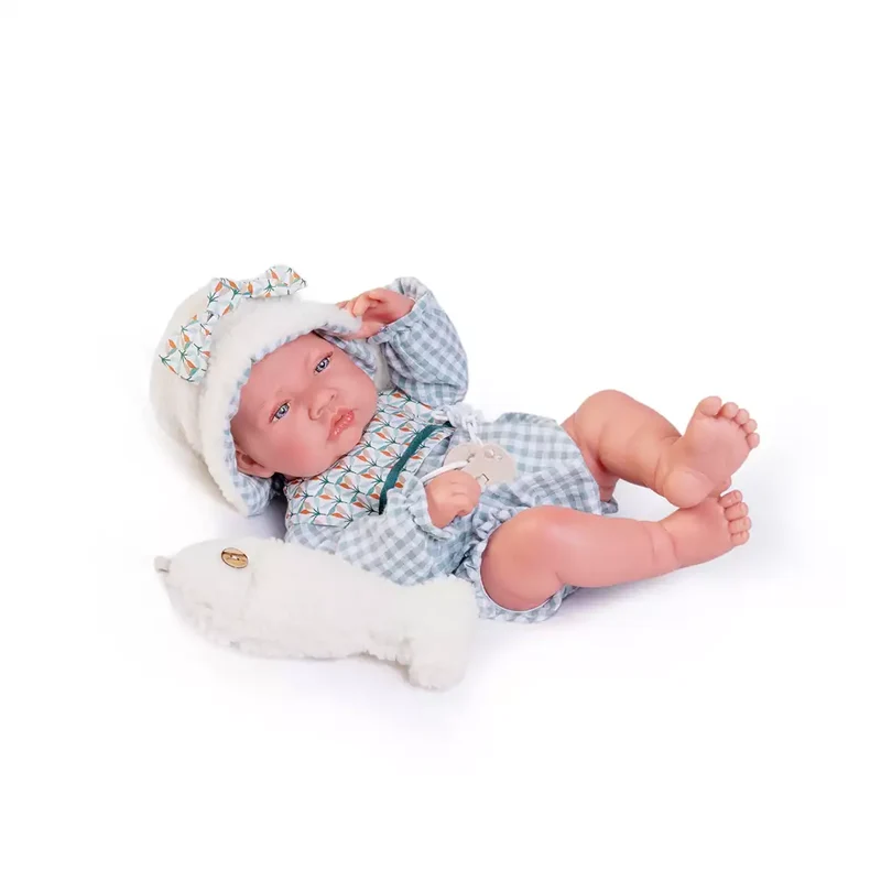 Muñecas Antonio Juan Recién Nacido con Pez de Borreguillo 42 cm