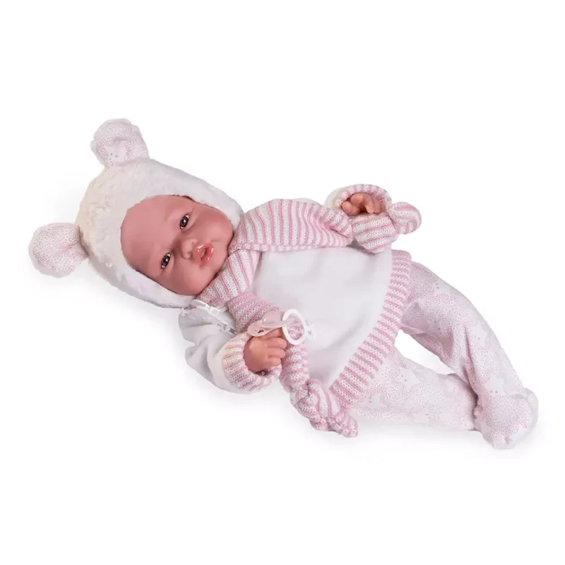 Muñecas Antonio Juan Babydoo Palabritas con Capota y Sonido 50 cm