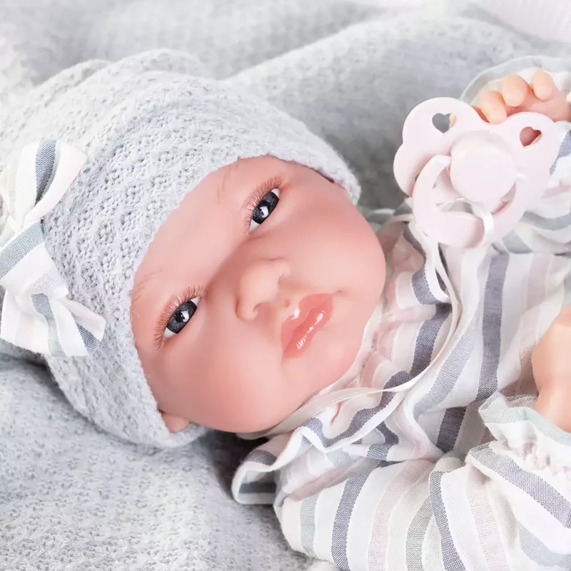 Muñecas Antonio Juan Recién Nacida Baby Toneta con Toquilla