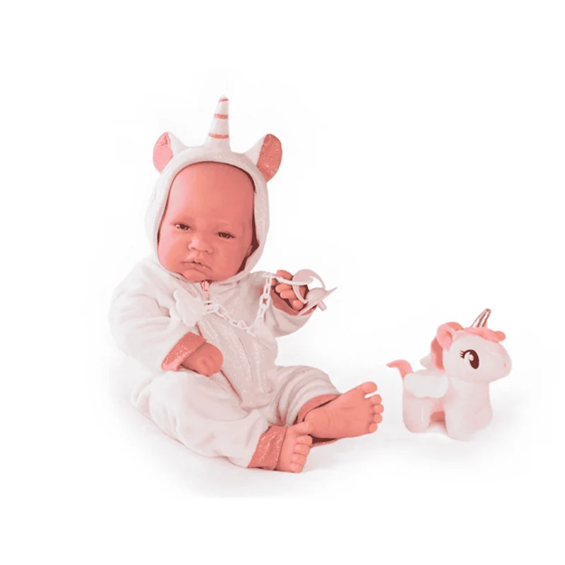 Muñecas Antonio Juan Recién Nacida con Disfraz de Unicornio