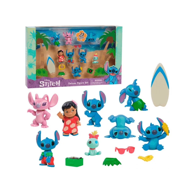 Lilo y Stitch Set de Figuras y Accesorios Stitch Deluxe