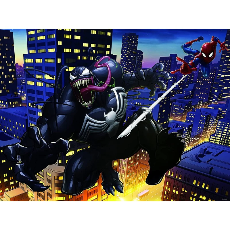 Puzzle Lenticular Spiderman Vs Venom - Marvel 500pzs