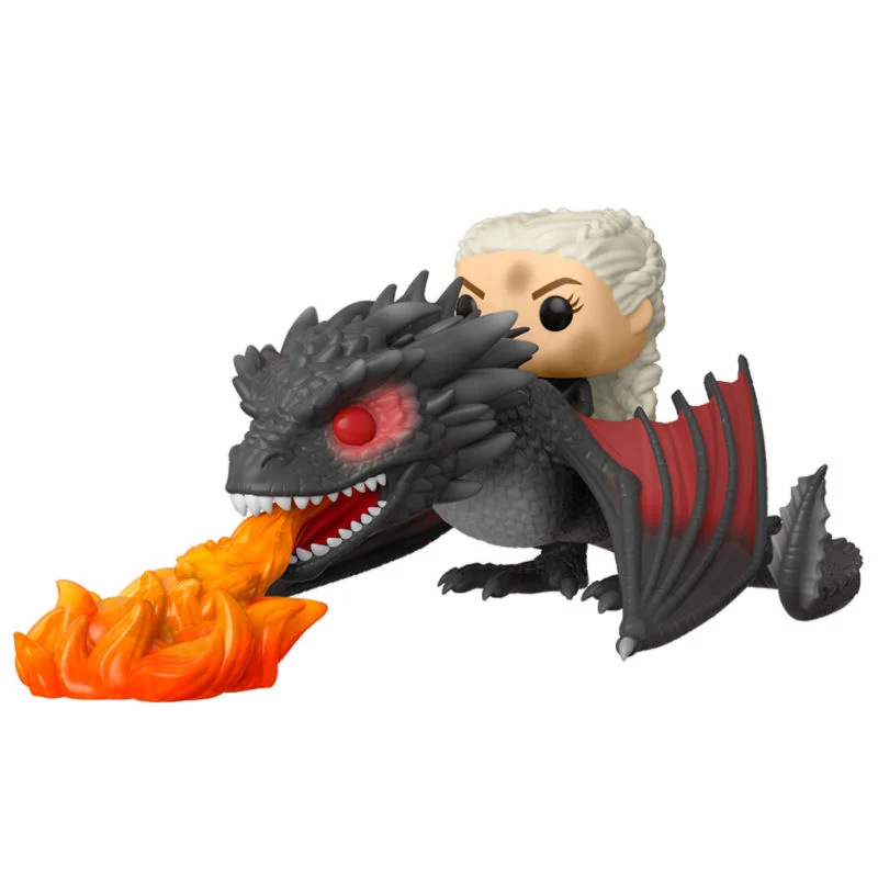 Funko Pop Rider Daenerys en Fiery Drogon 68 - Juego de Tronos