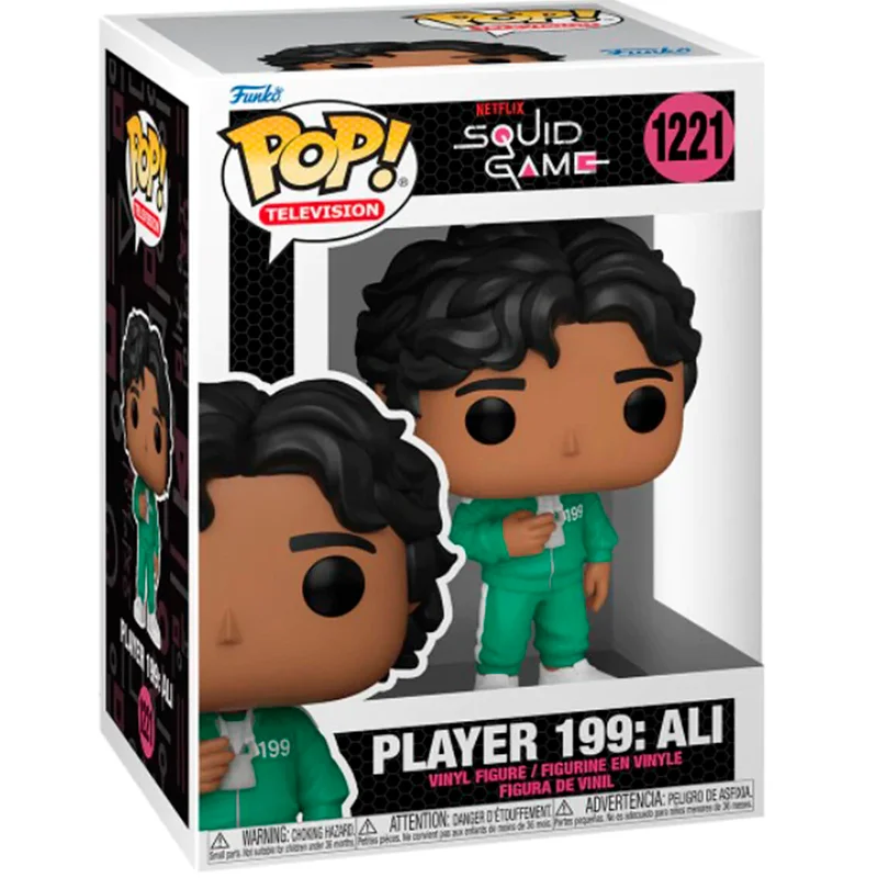 Funko Pop Jugador 199 Ali 1221 - El Juego del Calamar