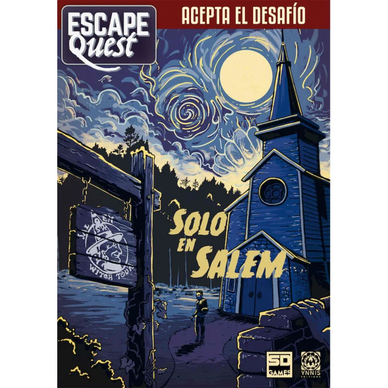 Juego de Mesa Escape Quest 3: Solo en Salem (castellano)