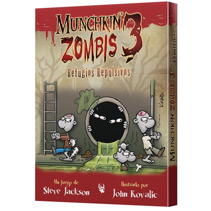 Juego de Mesa Munchkin Zombis 3: Refugios Repulsivos