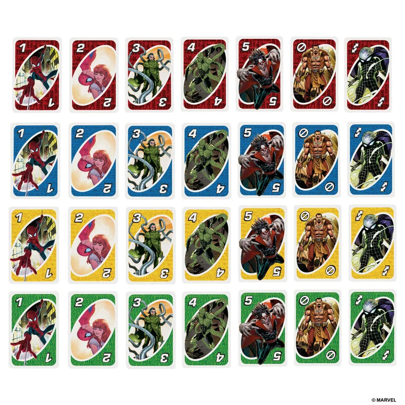 Juego de Cartas Uno Spiderman