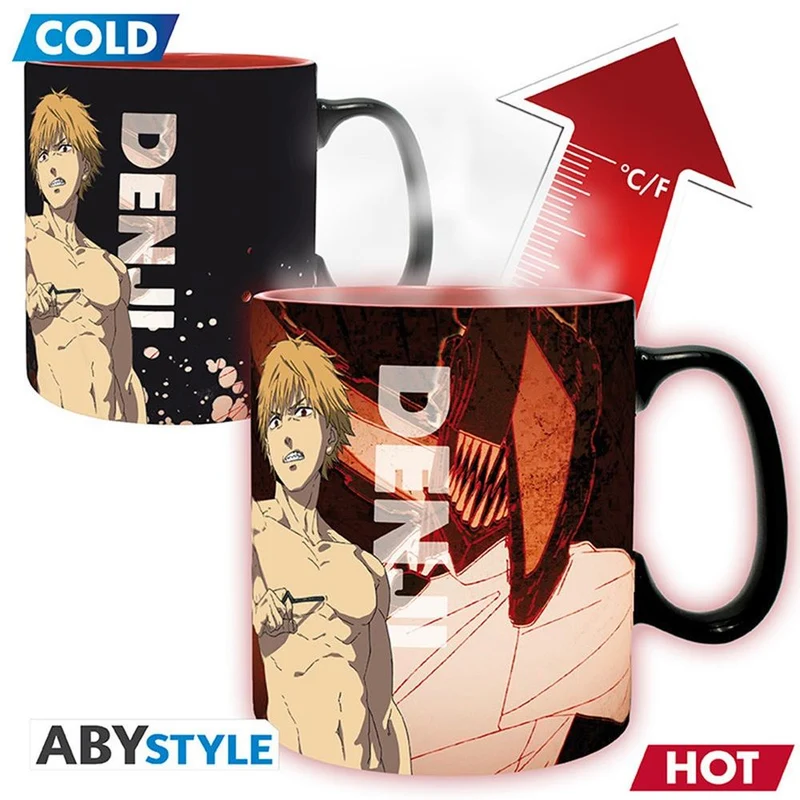 Taza Térmica Denki y Aki - Chainsaw Man 460ml